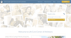 Desktop Screenshot of lifecarecenterofattleboro.com
